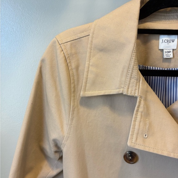 J.Crew trench coat 10P medium - Picture 9 of 14
